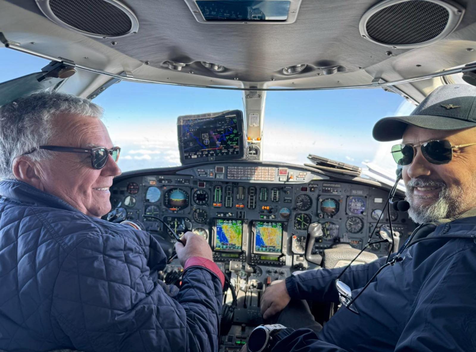 Instructors in the cockpit