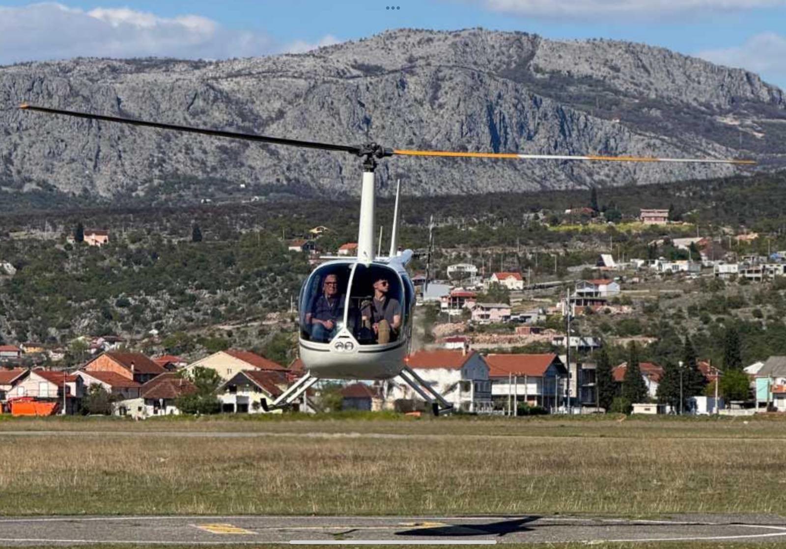Helicopter training in Montenegro